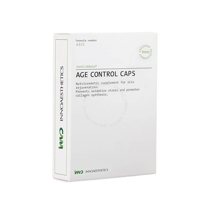 INNO-DERMA Age Control Caps est un nutraceutique avancé pour prévenir le vieillissement cutané. Ce nutraceutique anti-âge est conçu pour ralentir les signes du vieillissement et protéger votre peau du stress oxydatif.