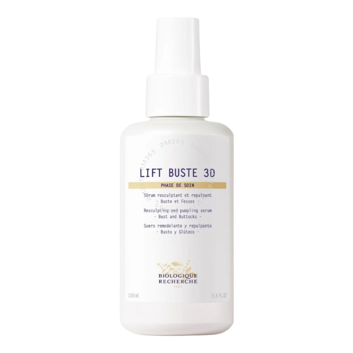 le Lift Buste 3D raffermit et repulpe le buste et les fesses. Hautement concentré en actifs repulpant, raffermissant et lissant, la poitrine et le fessier retrouvent une courbure voluptueuse, fluide et galbée dès le premier mois d’utilisation. La peau est