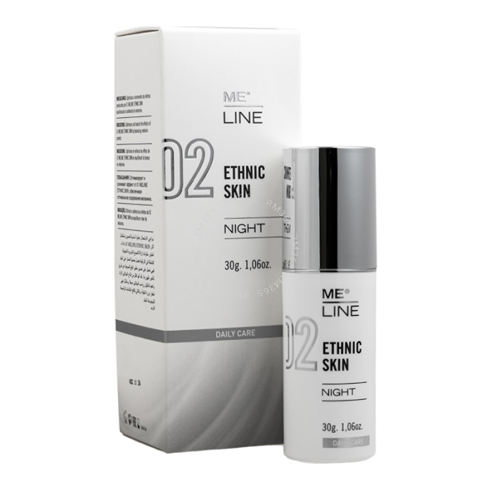 ME-LINE 02 NIGHT CREAM ETHNIC SKIN pour peaux éthniques de phototype IV-VI. Créme de nuit visage. Mélasma. Chloasma. Traitement de l' hyperpigmentation sous contrôle médical. Tâches de viellesse et tâches brunes. ME-LINE 02 NIGHT CREAM ETHNIC SKIN pour peaux éthniques de phototype IV-VI. Créme de nuit visage. Mélasma. Chloasma. Traitement de l' hyperpigmentation sous contrôle médical. Tâches de viellesse et tâches brunes.