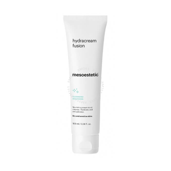 Mesoestetic Hydracream Fusion (1 x 100ml) - Crème-huile nettoyante pour le visage équilibrante et anti-pollution. Apporte nutrition et hydratation à la peau en laissant une agréable sensation de douceur. Peaux sèches et sensibles. Mesoestetic Hydracream Fusion (1 x 100ml) - Crème-huile nettoyante pour le visage équilibrante et anti-pollution. Apporte nutrition et hydratation à la peau en laissant une agréable sensation de douceur. Peaux sèches et sensibles.