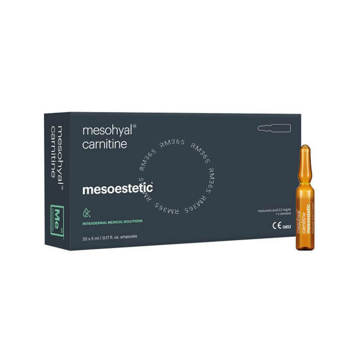 Mesoestetic Mesohyal Carnitine - Traitement par voie intradermique pour améliorer l’aspect peau d’orange et le relâchement des tissus.

