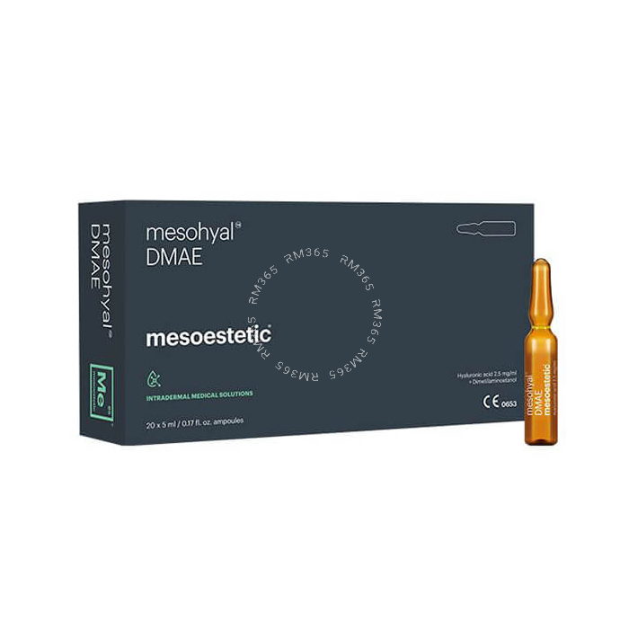 Mesoestetic Mesohyal DMAE - Traitement par voie intradermique pour raffermir les tissus et lutter de manière efficace contre le relâchement.