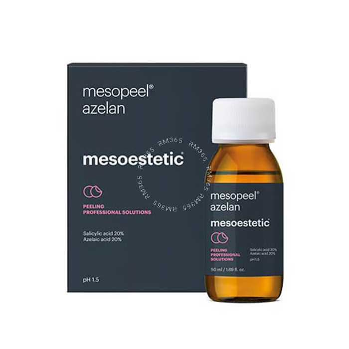 Mesoestetic Mesopeel Azelan
Peeling superficiel aux propriétés antibactériennes, anti-inflammatoires, séborégulatrices, kératolytiques et comédolytiques. Spécialement recommandé pour traiter l’acné dans ses différentes phases