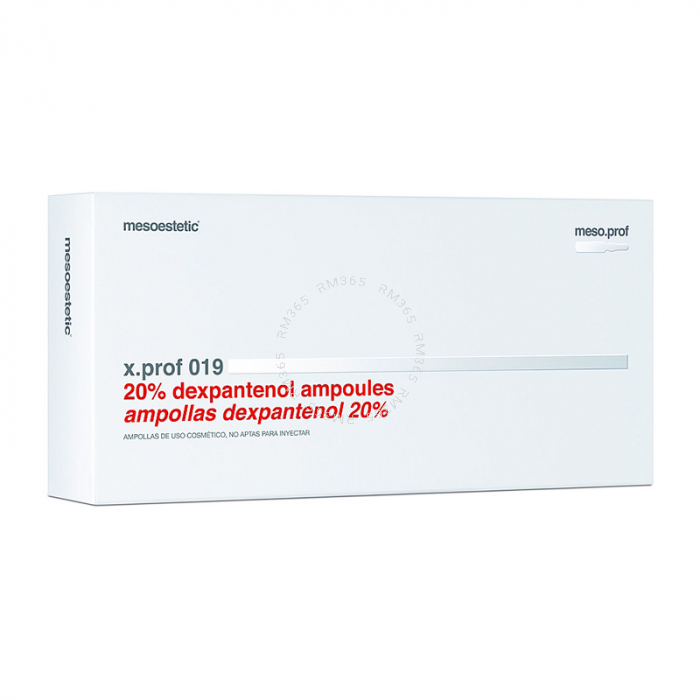 Mesoestetic x.prof 019 20% Dexapanthenol - prévient le grisonnement et la chute des cheveux