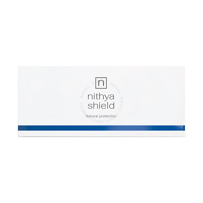 Nithya Shield est un traitement revitalisant naturel à base d'acide succinique et d'acide hyaluronique non réticulé pour protéger et améliorer la qualité de la peau.