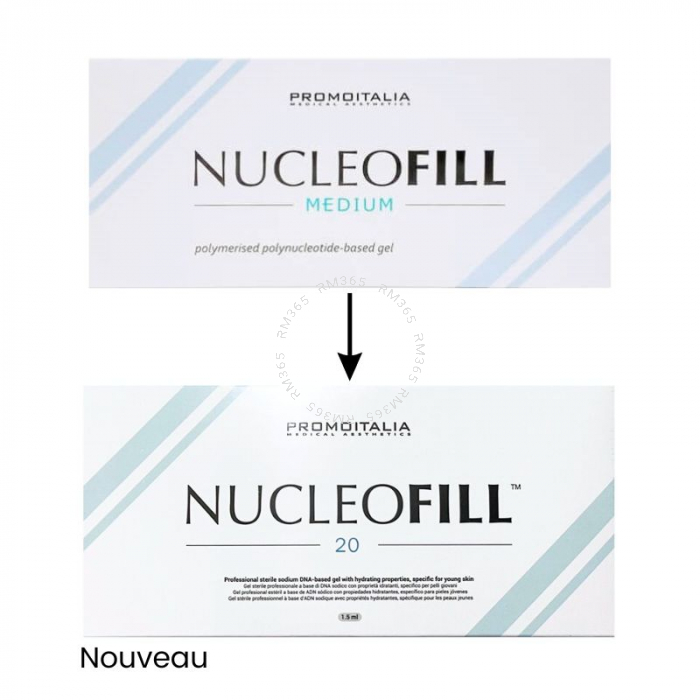 Nucleofill Medium est un produit à base de polynucléotides actifs spécialement conçus pour le renouvellement cutané de la peau et la bio-restructuration. Nucleofill est un produit bio-revitalisant. Il s’intègre dans un protocole de mésothérapie.