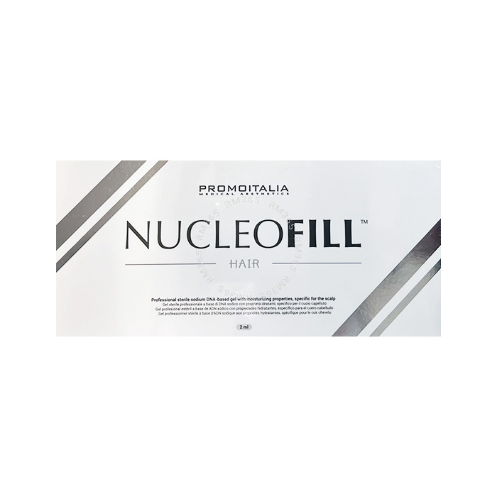Nucelofill Hair a montré une efficacité significative dans le traitement de l'alopécie androgénétique et dans tous les cas d'affaiblissement des cheveux, améliorant le triophisme du follicule pileux grâce à son effet de biorestructuration profonde 