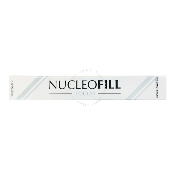 Nucleofill Touch - Combinaison synergique de silicates et de peptides offrant un effet liftant immédiat. Nucleofill Touch - Combinaison synergique de silicates et de peptides offrant un effet liftant immédiat.