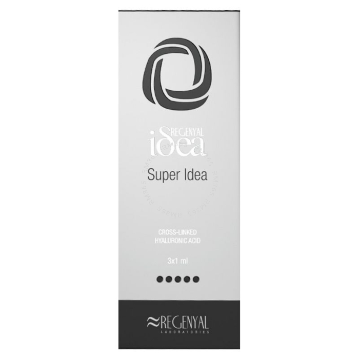 Regenyal Super Idea est un produit de biorivolumétrie résorbable (gel stérile, apyrogène et physiologique) destiné à :
• RESTAURER LES VOLUMES
• CORRIGER L’AFFAISSEMENT CUTANÉ PROFOND Regenyal Super Idea est un produit de biorivolumétrie résorbable (gel stérile, apyrogène et physiologique) destiné à :
• RESTAURER LES VOLUMES
• CORRIGER L’AFFAISSEMENT CUTANÉ PROFOND