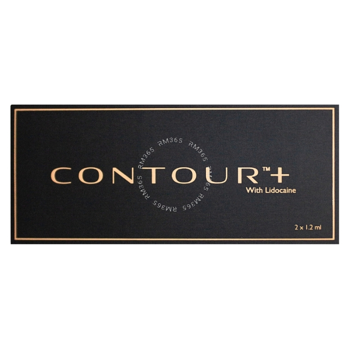 RevanesseÂ® Contourâ„¢ + est un gel d'acide hyaluronique rÃ©ticulÃ© indiquÃ© pour le traitement des rides faciales moyennes Ã  profondes et de la lipoatrophie par injection dans la partie mÃ©diane de la couche dermique.