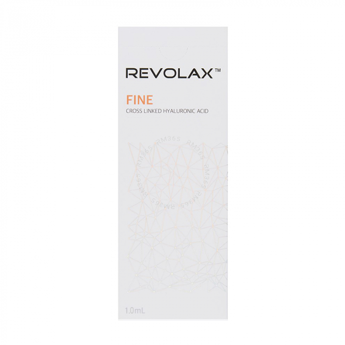 Revolax Fine est un produit de comblement cutané léger, à haute viscoélasticité, conçu pour le traitement des rides superficielles, y compris les pattes d’oie, les rides glabellaires et les rides du cou.