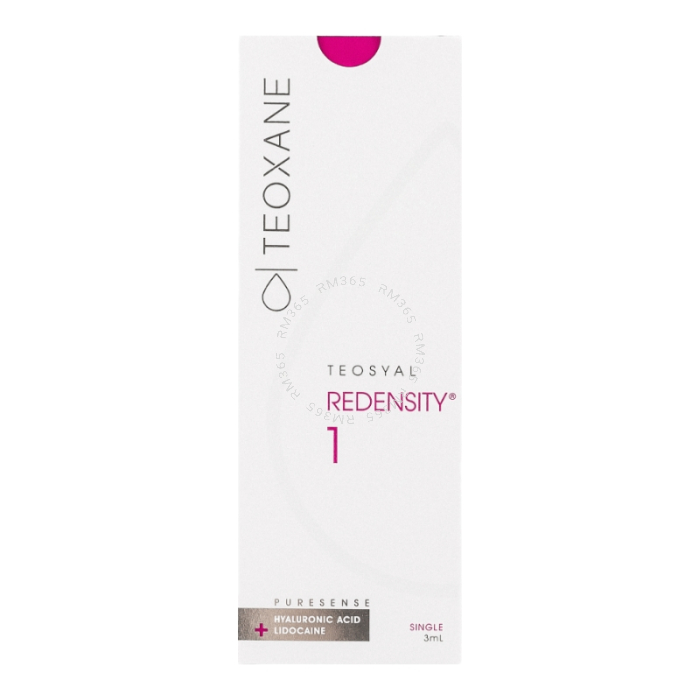 TEOSYAL REDENSITY [I] est indiqué pour la prévention des rides et la réhydratation du visage, du cou et décolleté. Contient de la lidocaine comme anesthésiant pour un confort au moment de l' injection.