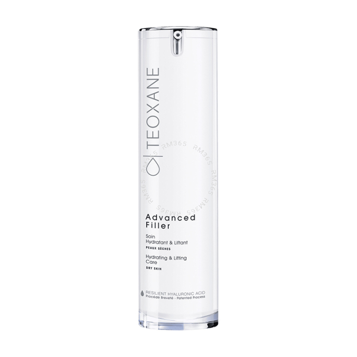 TEOXANE ADVANCED FILLER COMBLANT DRY SKIN est un soin puissant anti-âge dermo-restructurant et combleur de rides pour peaux sèches. Il sublime le résultat des actes esthétiques et les effets des injections. TEOXANE ADVANCED FILLER COMBLANT DRY SKIN est un soin puissant anti-âge dermo-restructurant et combleur de rides pour peaux sèches. Il sublime le résultat des actes esthétiques et les effets des injections.