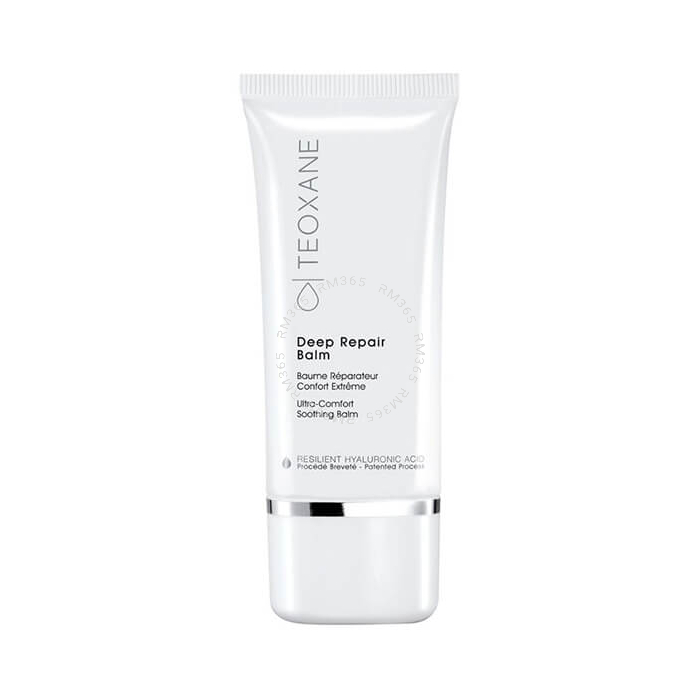 TEOXANE DEEP REPAIR BALM est un baume réparateur pour un confort extrême qui apaise les rougeurs et les irritations. TEOXANE DEEP REPAIR BALM peut être utilisé pour apaiser la peau après une procédure esthétique TEOXANE. TEOXANE DEEP REPAIR BALM est un baume réparateur pour un confort extrême qui apaise les rougeurs et les irritations. TEOXANE DEEP REPAIR BALM peut être utilisé pour apaiser la peau après une procédure esthétique TEOXANE.