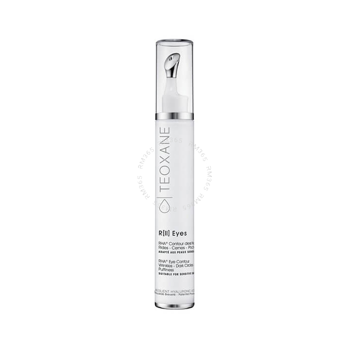 TEOXANE R[II] EYES-RHA ADVANCED EYE CONTOUR EXPERT EST UN ANTI-CERNES, ANTI-POCHES. R[II] EYES LISSE, DÉFATIGUE ET ÉCLAIRE LE REGARD. RIDES, CERNES, POCHES SOUS LES YEUX. 